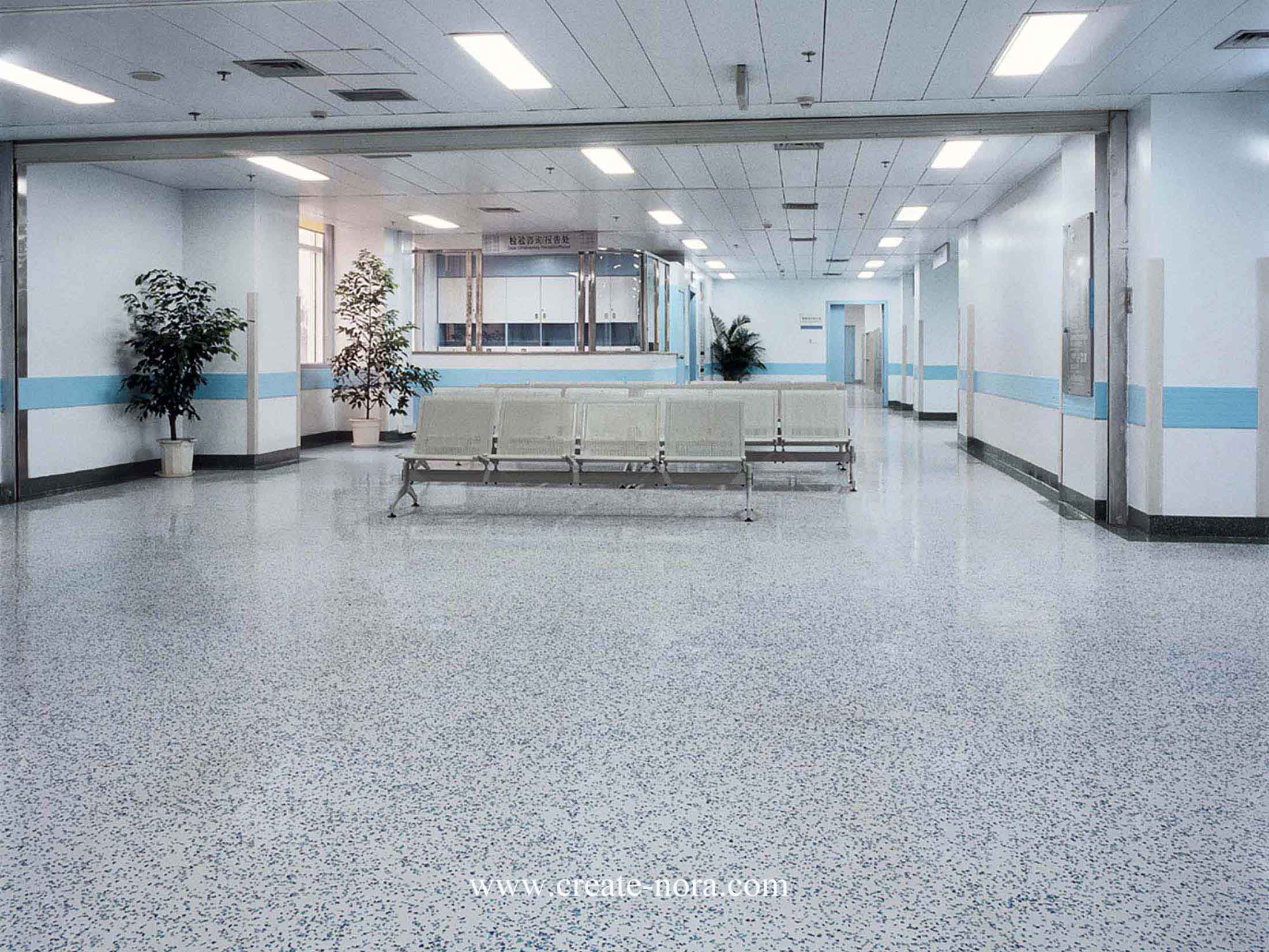 the photo of nora rubber flooring in West China Hospital 6